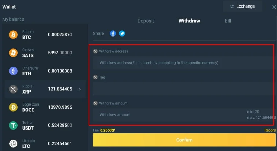bcgame withdraw